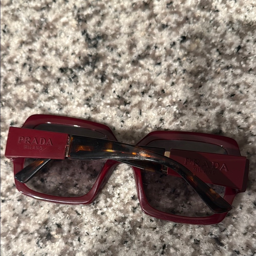 Prada Red & Camo Sunglasses